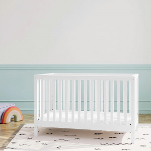 SM Crib White : Nôi + Giường Cũi Đa Chức Năng ( Có Phụ Kiện )